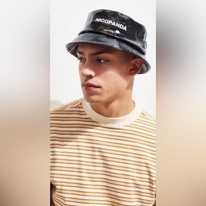 NWT NicoPanda Patent Bucket Hat